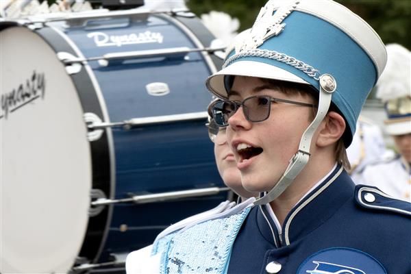 South River High School Marching Band Performing